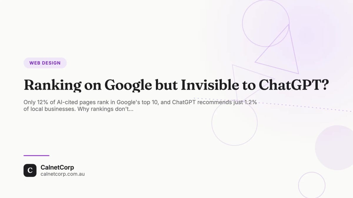 Your Google ranking is not getting you recommended by ChatGPT - the measured gap between ranking and AI recommendation